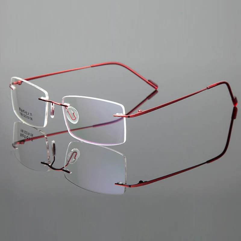 Мужские очки без оправы POLLOCK ультра для очков из сплава мужские Оптические Оправы