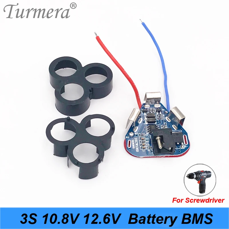 Защитная плата 3S 12 6 в 10 8 Li-Ion 18650 BMS PCM для аккумулятора экрана и батареи 3s Turmera