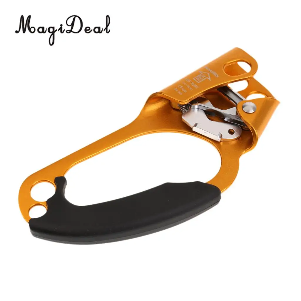 MagiDeal Professional Tree Rock Climbing Hand Ascender Riser 8-13mm Rope Clamp Equipment for Rescue Caving Engineering Supplies | Спорт и
