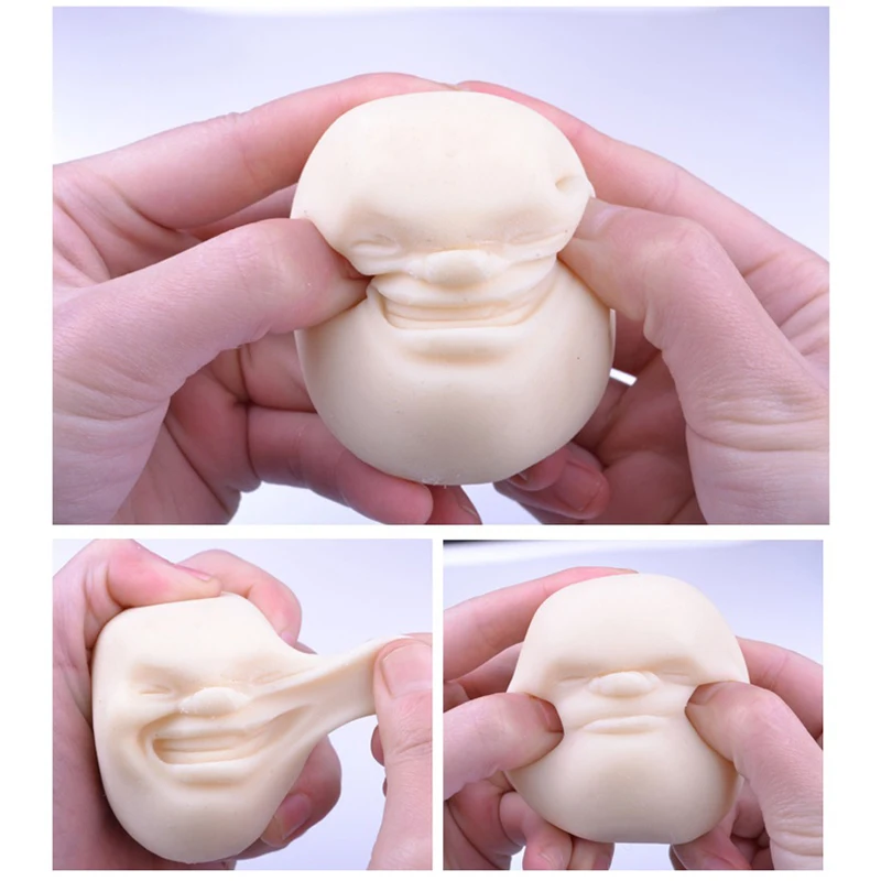 Novelty Fun Caomaru Antistress Ball Toy Human Face geek surprise Emotion Vent Resin Relax Adult Stress Relieve Gift | Игрушки и хобби