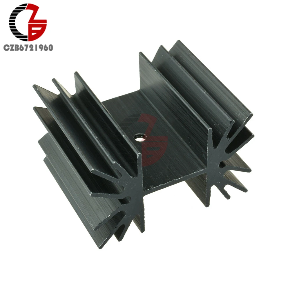 Охлаждающий плавник для Mosfet транзисторов 35x42x25 4 мм|fins|fin heat sinkfinned aluminum |