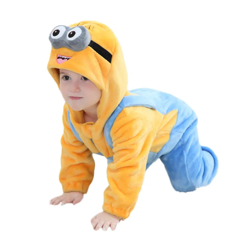 Одежда для маленьких девочек детские комбинезоны с животными костюм одежда