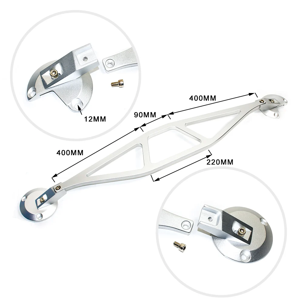 CNSPEED передняя стойка для BMW E46 3 серии M3 1998 2006 Передняя верхняя башня бар Скоба (2
