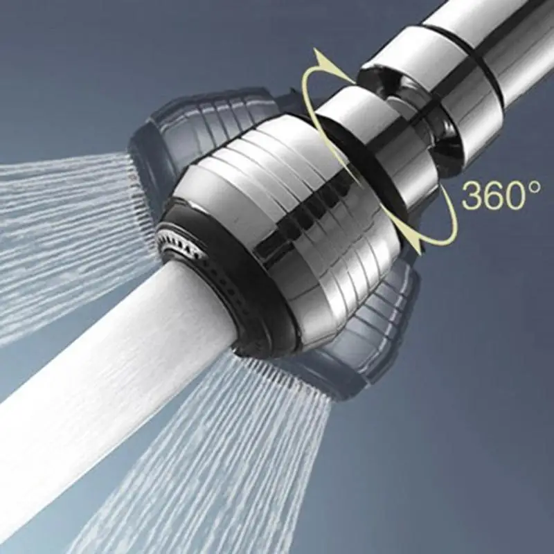 

360 Rotating Kitchen Faucet Nozzle Adapter Bathroom Faucet Accessories Filter Sprayers Tap Water-saving Device Home Supplies