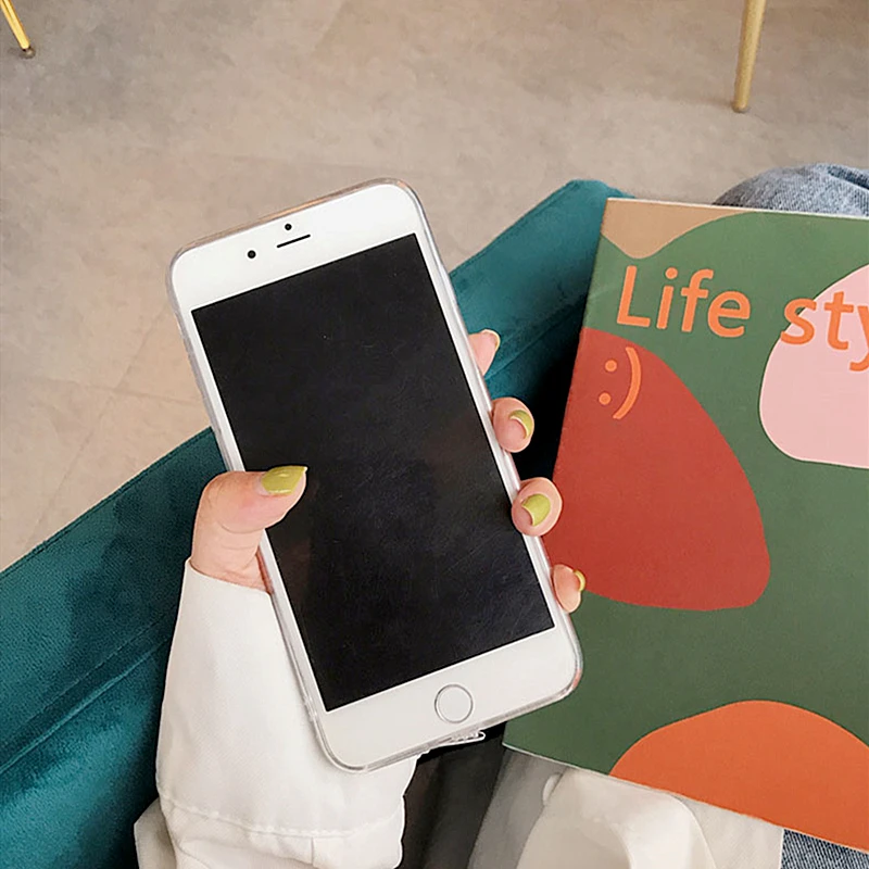 Colorful shiny Stars Smooth Phone Cases For iphone Xs MAX Case XR X 6 6s 7 8 plus Candy Color Rainbow Clear Soft TPU Back Cover |