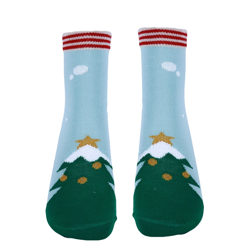 3Pair/pack Children Cotton Blends Christmas Sock Baby Cute Cartoon Multicolor Socks Child Clothing Accesories | Мать и ребенок