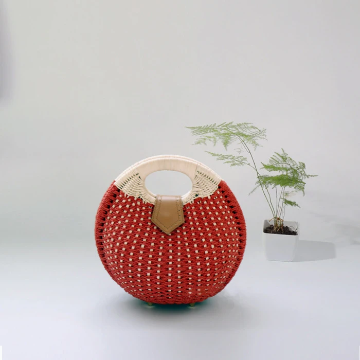 Zкок Летняя Пляжная Сумка Соломенная в форме ракушки для женщин женские модные