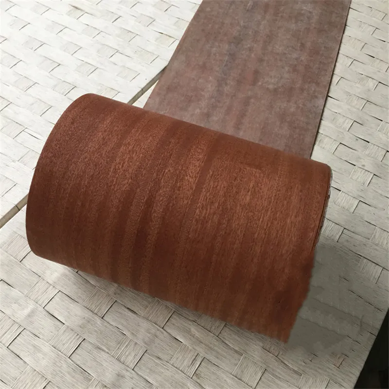 Натуральный шпон из натурального дерева нарезанный Sapele 27 60 см 2 5 м виниры для
