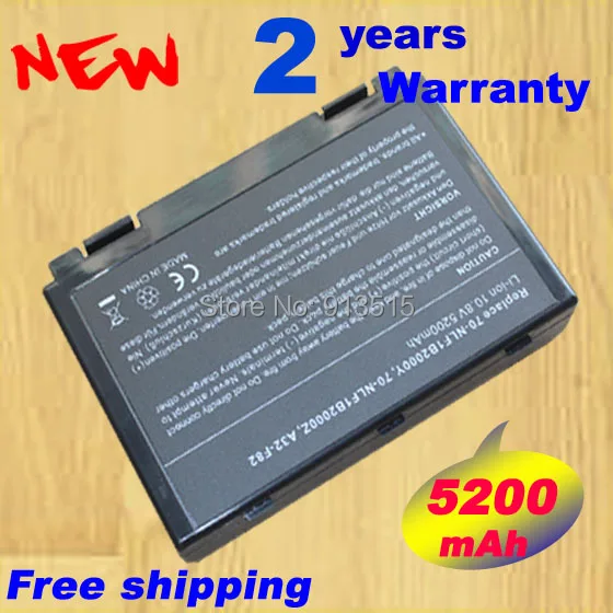 Новинка Аккумулятор для ноутбука ASUS K50 K50A K50AB K50AD K50AE K50AF K50C K50IJ K50IN K40 K40E K40IJ K40IN |