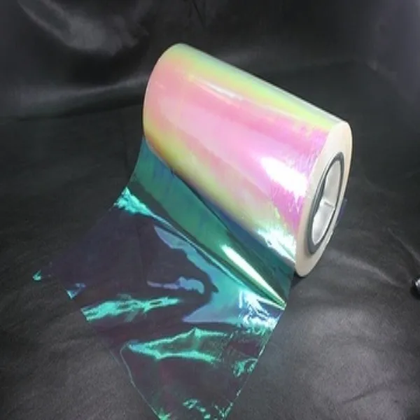 

16mic JR-1665-01 Rainbow PET Film For Flowers Warpping&Fantasy Wings 1020mm W*100m L