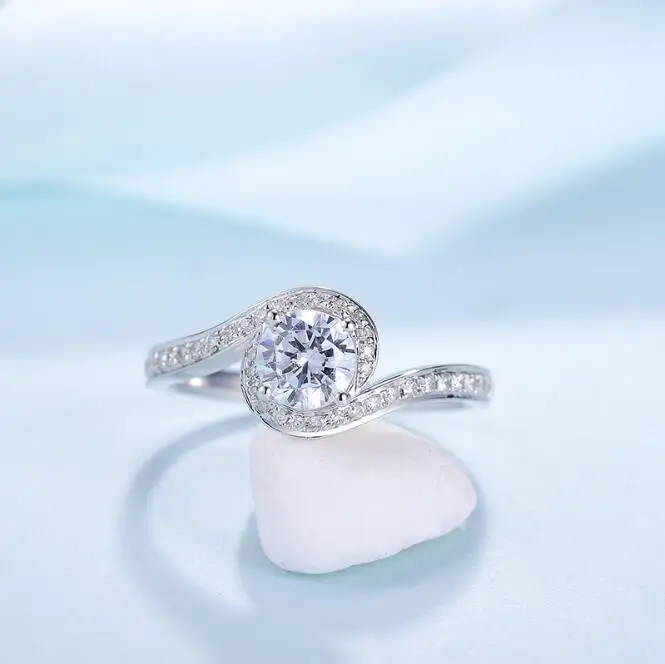 2019 Лидер продаж медные кольца для Для женщин Модный кубический цирконий