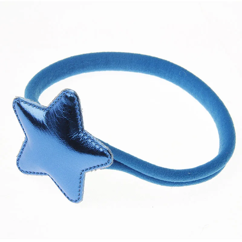 Fashion Hot Children Baby Girls Pu Leather Flower Star Headband Kids Nylon DIY Party Hair Accessories Princess Headwear |