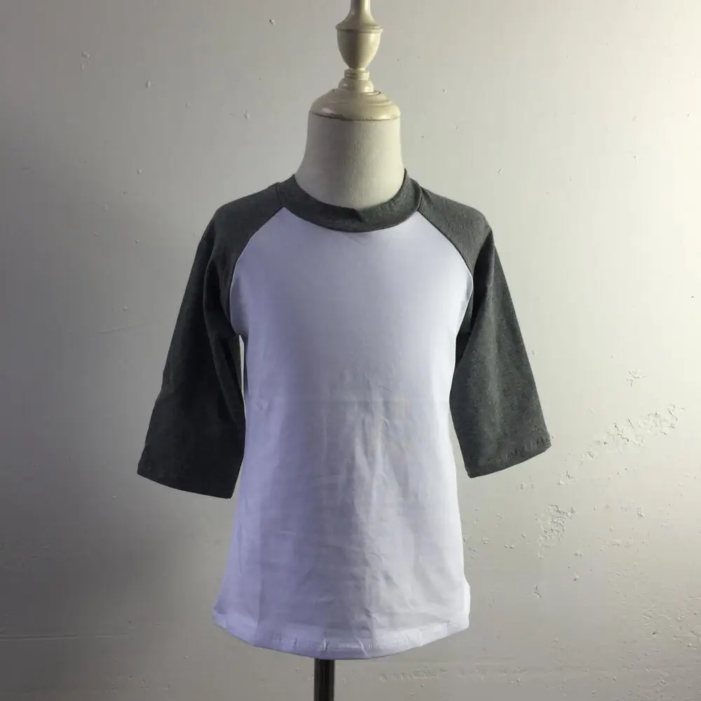 

Фабрики Китая оригинальный производитель однотонные футболки с короткими рукавами-регланами модные футболки-регланы для маленьких детей