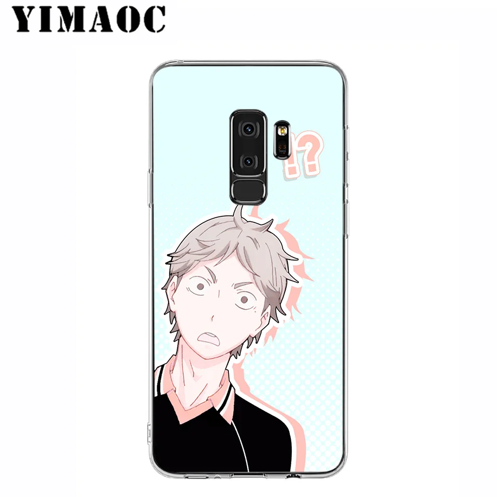 YIMAOC Haikyuu 3 Soft Silicone Case for Samsung Galaxy A5 A6 Plus A7 A8 A9 2018 J3 J5 J6 J7 2016 2017 EU Version |