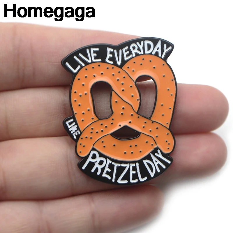 Homegaga офис ТВ-шоу Металл цинк эмаль шпильки трендовая медаль рюкзак рубашка