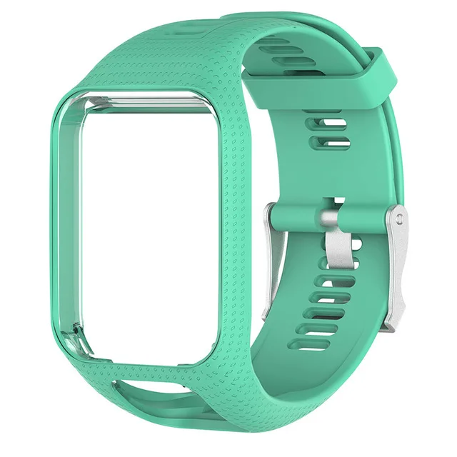 Mint Green Спортивный силиконовый ремешок для TomTom 2 3 часы серии ремешок сменный Браслет для часов Ремешок для TomTom Runner 2 3 gps часы - Цвет ремешка: Mint Green