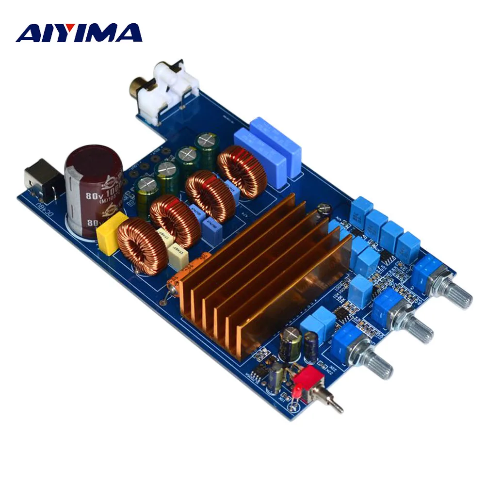 AIYIMA 2 1 TPA3255 Класс D Fever HIFI цифровые усилители мощности аудио Плата Amplificador 300 Вт + 150Wx2