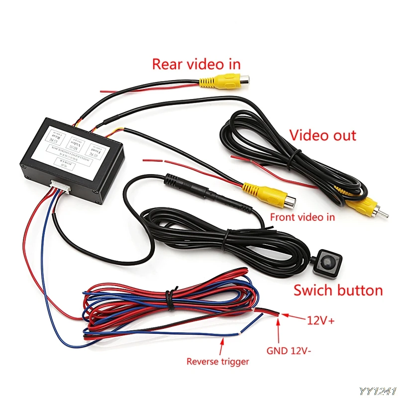 Parking Intelligent Control Box 2Ch Car Camera Image Video Automatic Switch Assistance 2018 Electronics |