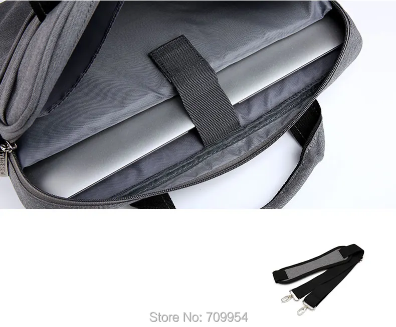 Наплечная Сумка для ноутбука нейлоновая сумка Macbook HP Lenovo 13/15/15 6/17 дюймов чехол