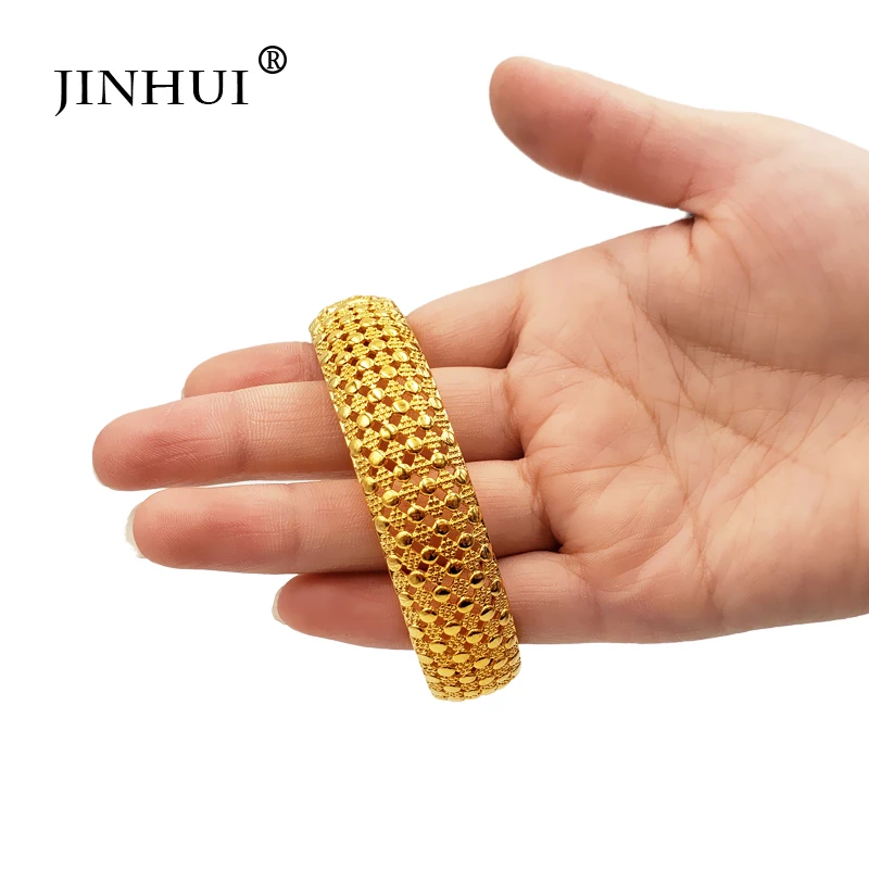 Jin Hui, новая мода, золотой цвет, свадебные браслеты для женщин, невесты, можно открыть браслеты, эфиопские/французские/африканские/дубайские ювелирные изделия, подарки