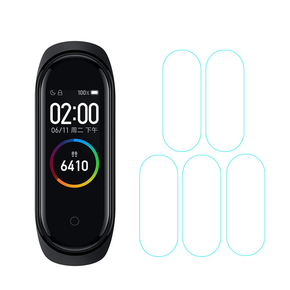Защитная пленка HD для экрана Xiaomi Mi band 4 1/2/3/4/5 шт. закаленное гидравлическое