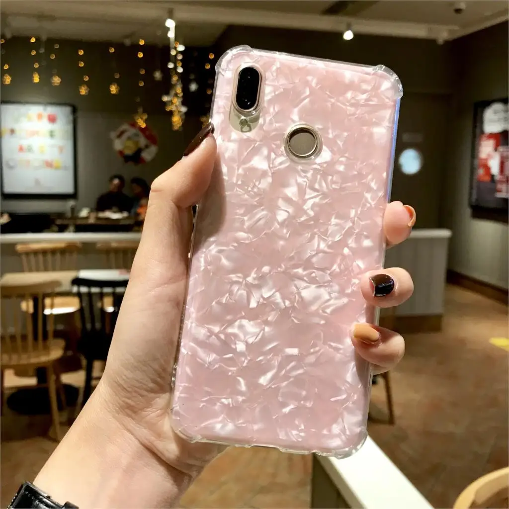 Противоударный мраморный защитный силиконовый чехол из ТПУ для Huawei Nova 4 3 2 P30 Pro P20