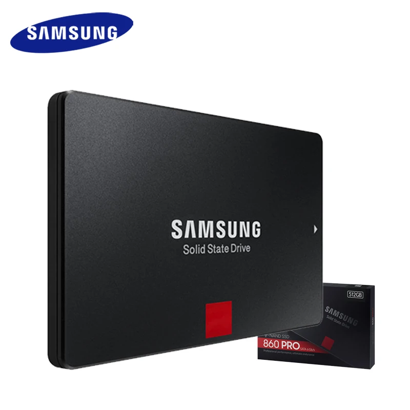 SAMSUNG SSD 860 PRO 256 ГБ 512 Внутренний твердотельный диск HD Жесткий SATAIII SATA 3 2 5 дюймов
