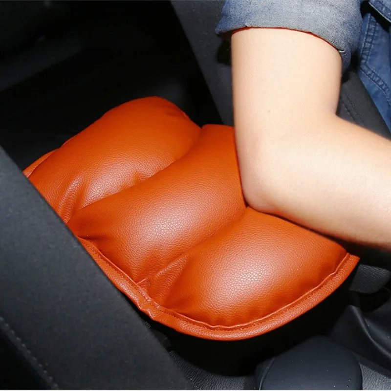 PU Leather Soft Central Armrest Console Pad Cover Cushion Seat Protective Mat For Audi A6 BMW Lexus Auto Accessories | Автомобили и