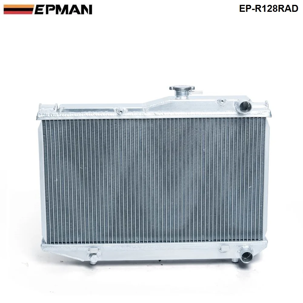 Для Toyota Corolla AE86 83-87 MT Алюминиевый 2 Ряд двойной алюминиевый радиатор с сердечником EP-R128RAD