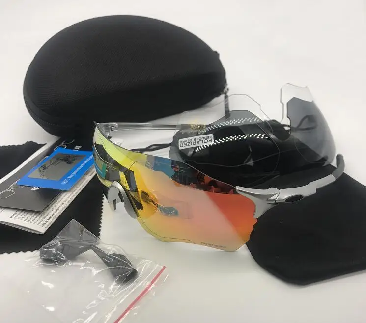 Polarized 3 Lens Мужские и женские поляризационные очки для бега, верховой езды, рыбалки, Mtb, езды на велосипеде, очки для шоссейного велосипеда, спортивные солнцезащитные очки, велосипедные очки - Цвет: Polarized 3 Lens