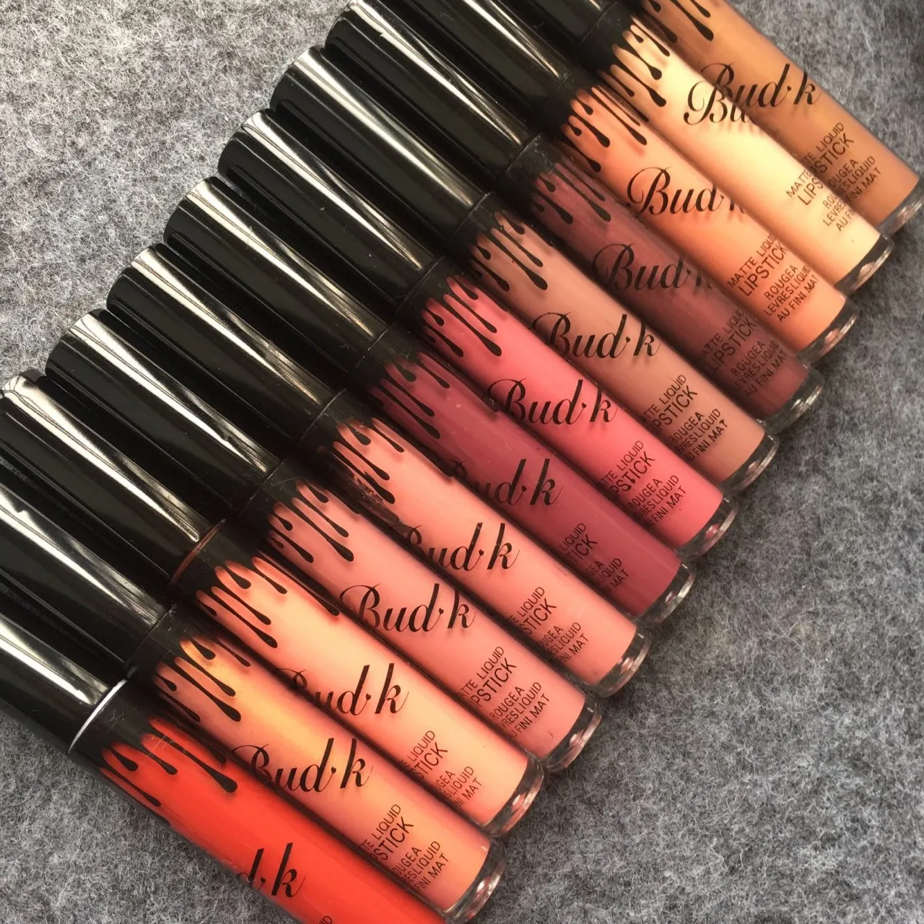 Бутон K матовая губная помада водостойкий макияж блеск для губ жидкая Высокое