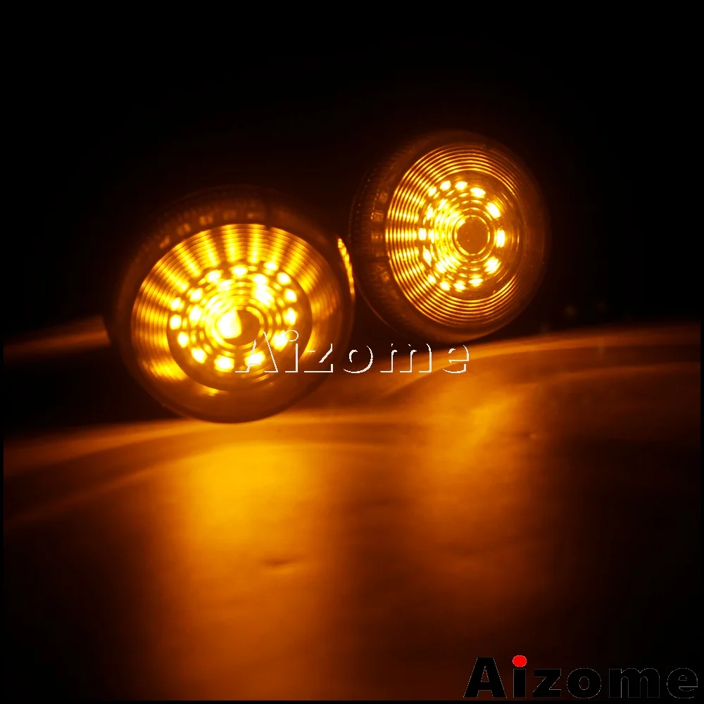 M10 мотоциклетные 2 в 1 светодиодные передние поворотные сигналы свет w/ Day Light Blinkers