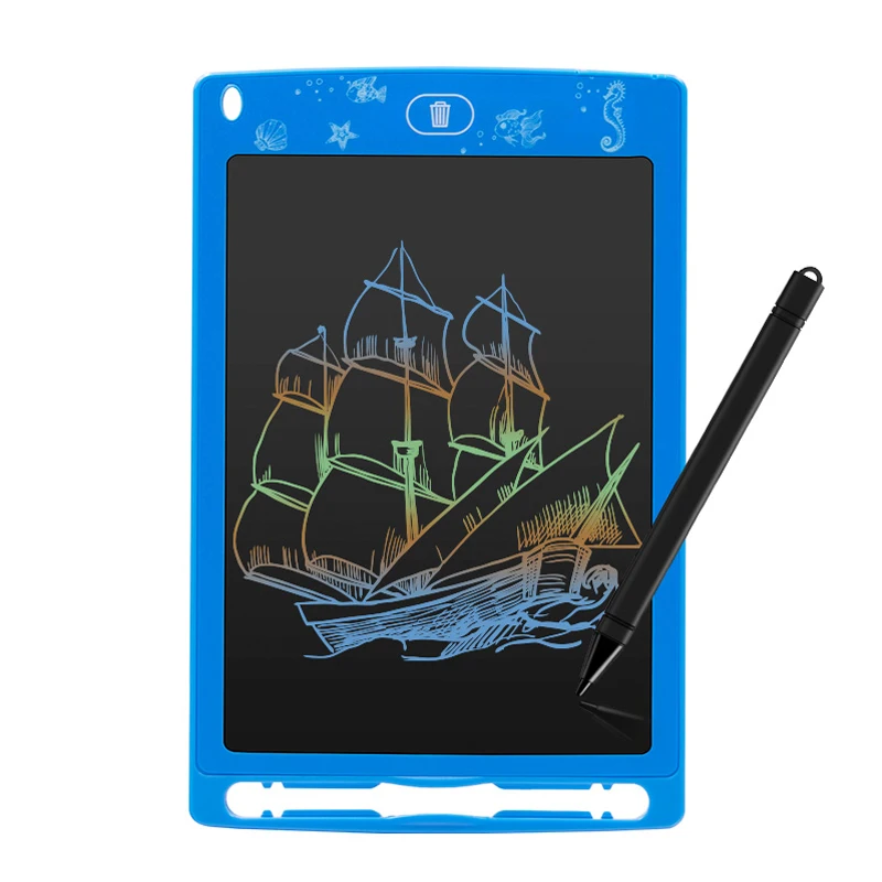8,5 ''lcd ультра тонкий цветной планшет для рисования, экологичный развивающий блокнот для рукописного ввода, доска для письма, Детский образовательный подарок с граффити