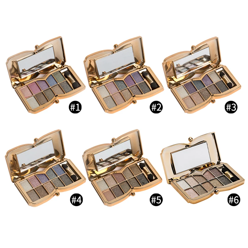 Палитра теней для век 10 видов цветов блестящие тени Пудра красота макияж глаз с