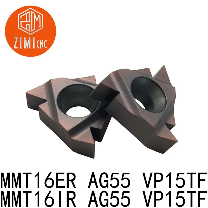 

10pcs MMT16IR MMT16ER AG55 VP15TF CNC Tools Milling Cutter External Turning Tools Milling Carbide Insert Thread turning