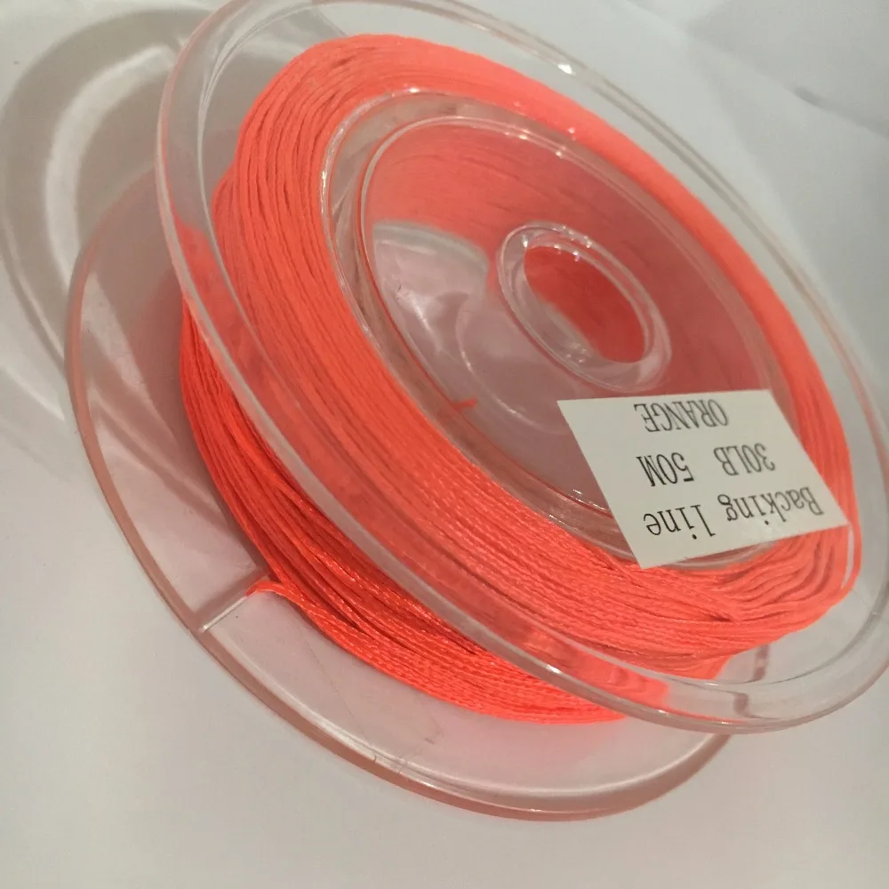 Fly рыболовная леска Polyste Braid 30 фунтов 50 м белый желтый оранжевый|backing line|braided braidbacking