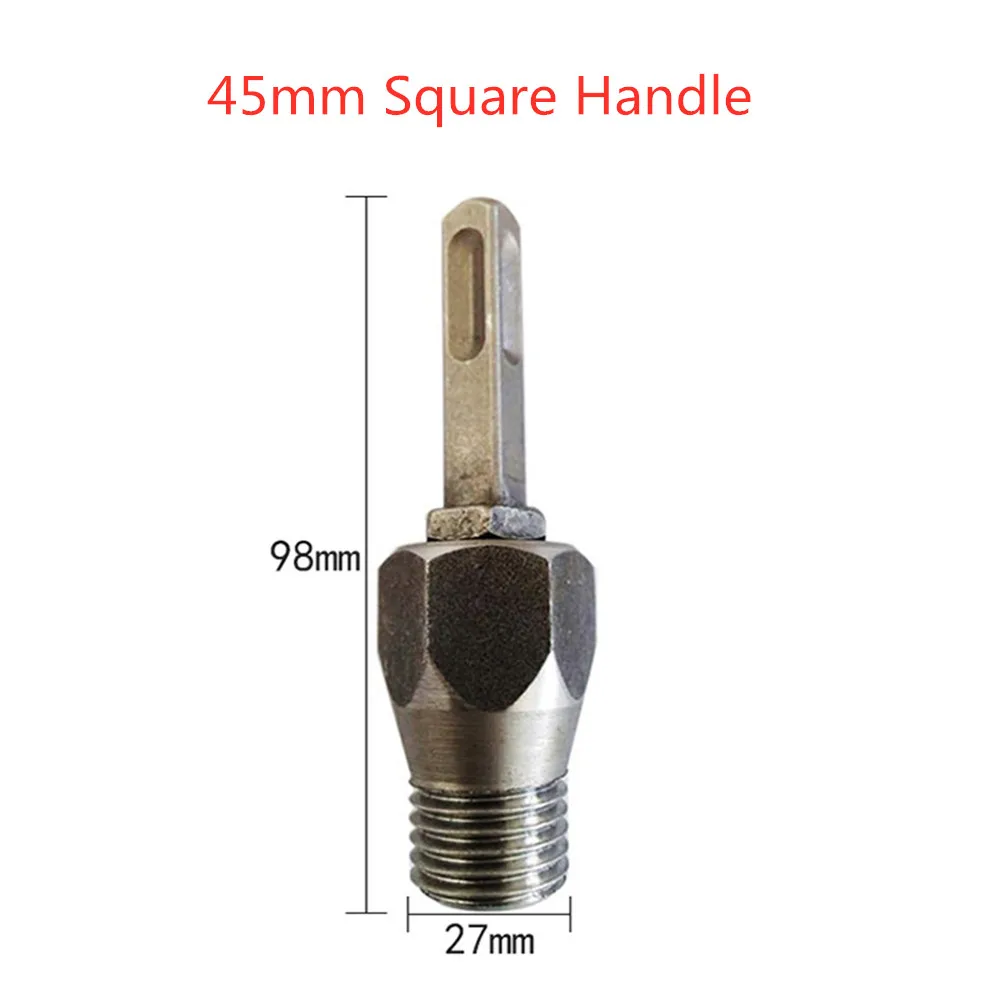 45mm Square Handle Дровяное сверло из стали, разделительные конусы, Дровокол, винтовой станок, сверла, Деревообрабатывающие инструменты для плотницких походов, ферм - Цвет: 45mm Square Handle