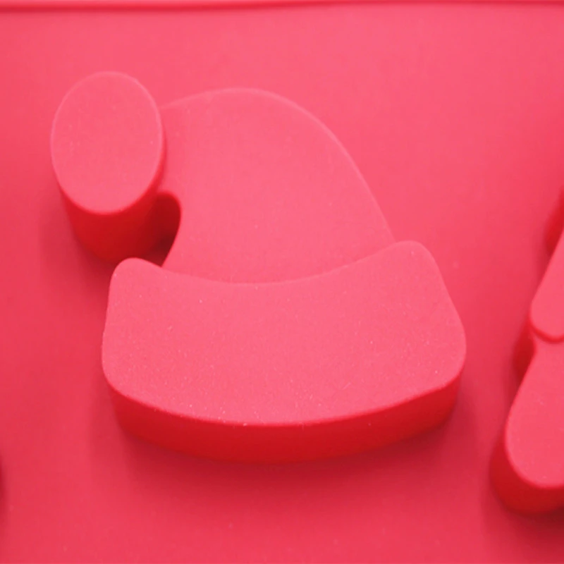 Silicone Mold Creative 6 Even Christmas Tree Hat Shape Soap Mould DIY Cake Decorating Chocolate Baking Tool Hand Made QY54 | Дом и сад