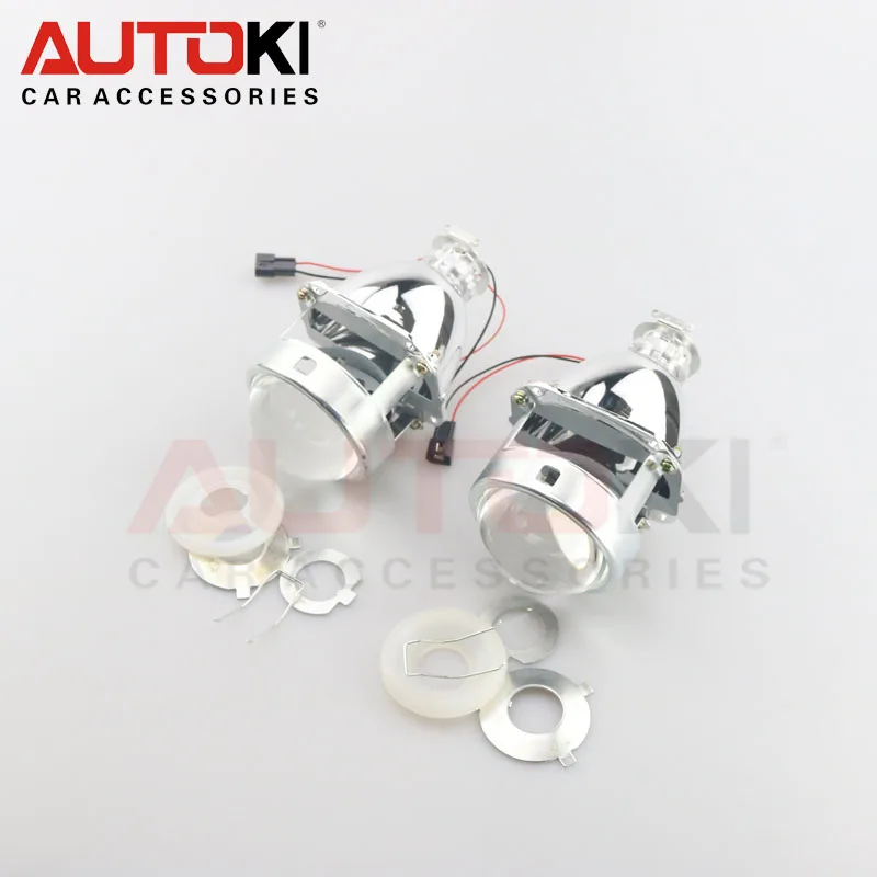Autoki LHD/RHD обновленный металлический биксеноновый объектив 2 5 HID проектор фар линзы