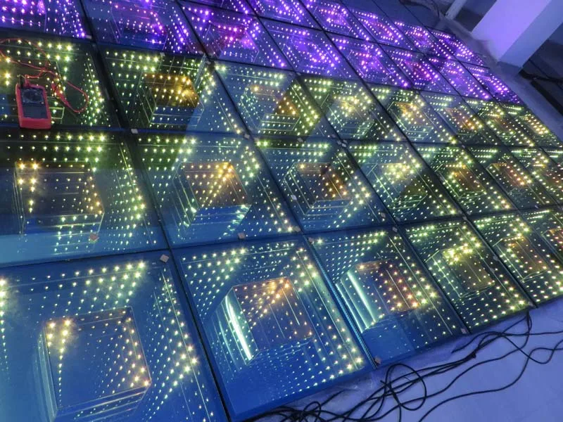 Тиммер туннель 3d магический светодиодный музыкальный танцпол для свадьбы диско ночной клуб