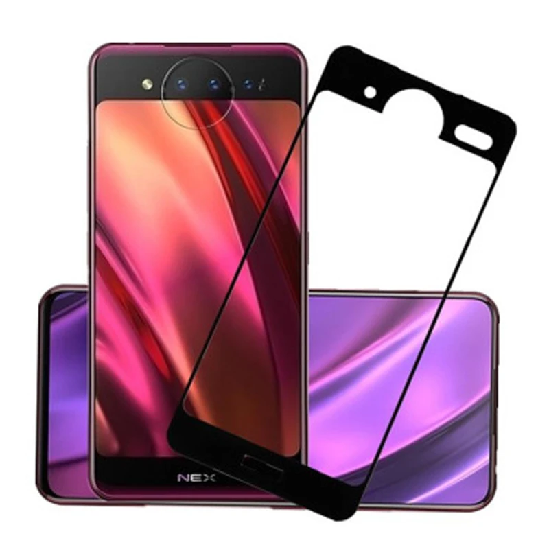 Переднее и заднее 3D закаленное стекло для Vivo NEX 2 шт. двойной дисплей полное