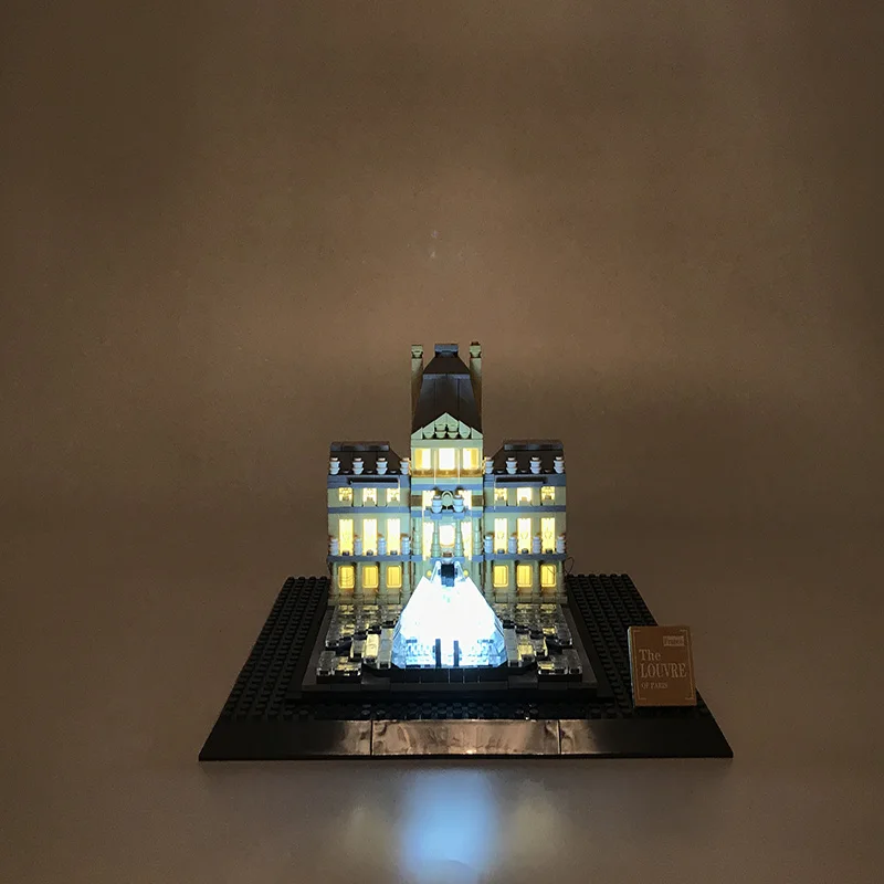 Набор со светодиодной подсветкой для конструктора Lego строительный город улица