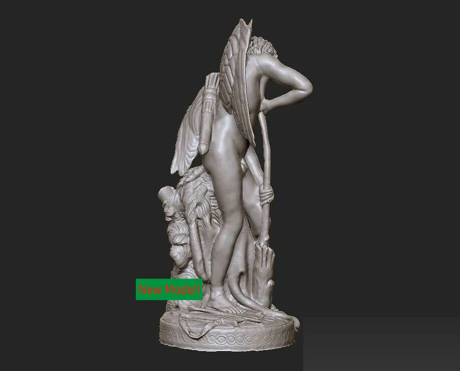 3D модель stl формат твердая вращения скульптуры для cnc станок Cupid|3d model stl|model stl3d models |