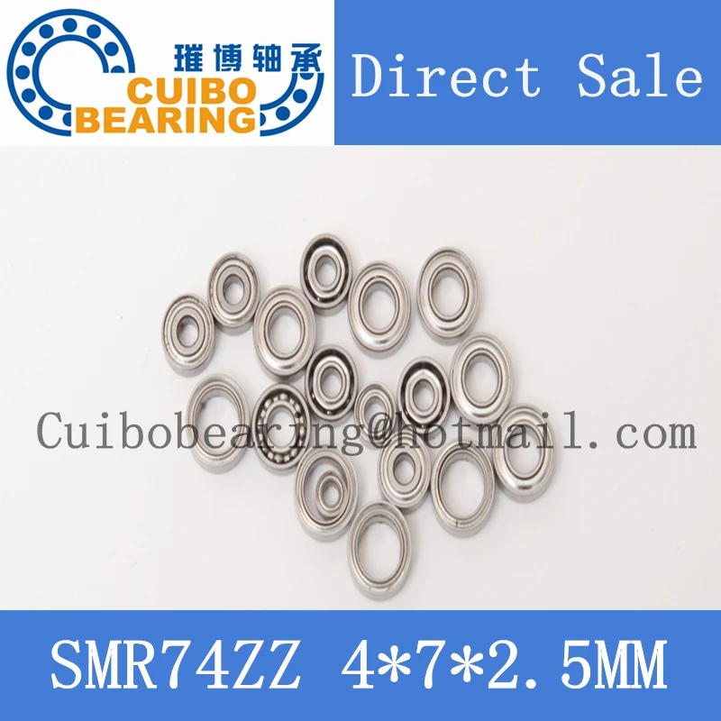 

SMR74ZZ Bearings 4x7x2.5 mm Stainless Steel Ball Bearings DDL-740ZZ