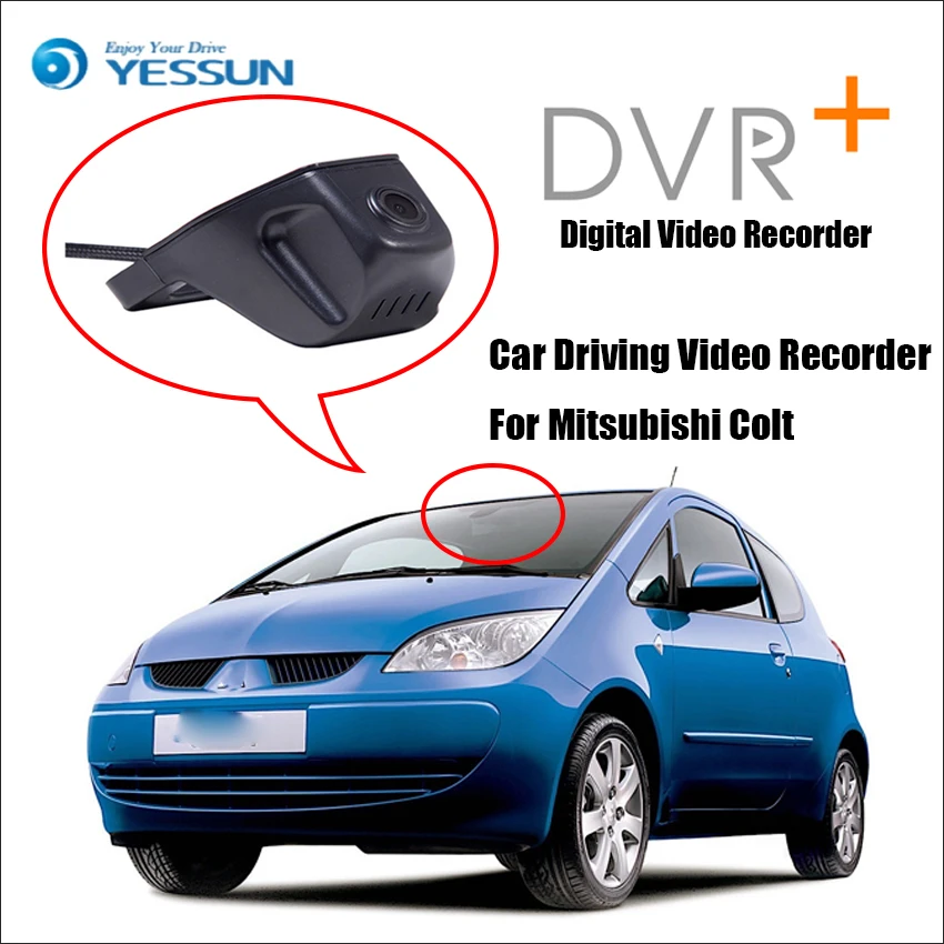 Цифровой видеорегистратор YESSUN для автомобилей Mitsubishi Colt камера заднего вида