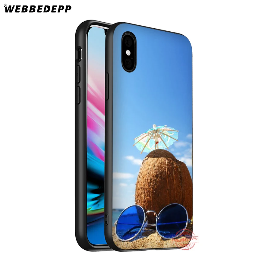 Мягкий силиконовый чехол WEBBEDEPP для iPhone 8 7 6S 6 Plus 11 Pro XS Max XR X 5 5S SE | Мобильные телефоны