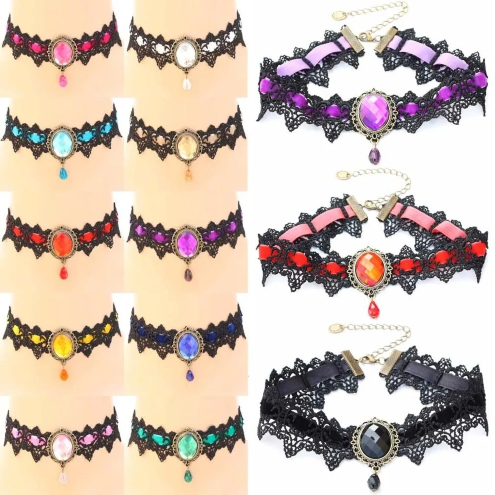 Модное женское колье с подвеской в викторианском стиле ювелирные изделия