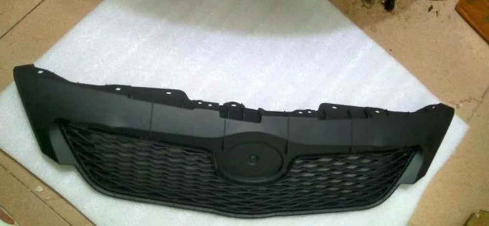 Черная передняя Верхняя решетка гриля для Toyota Corolla Altis 2008|grille black|black grillfront grill |
