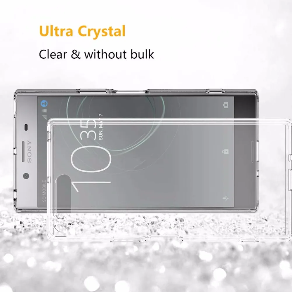 Чехол для SONY Xperia XZ Premium XZ2 2 ударопрочный Прозрачный жесткий чехол задней панели
