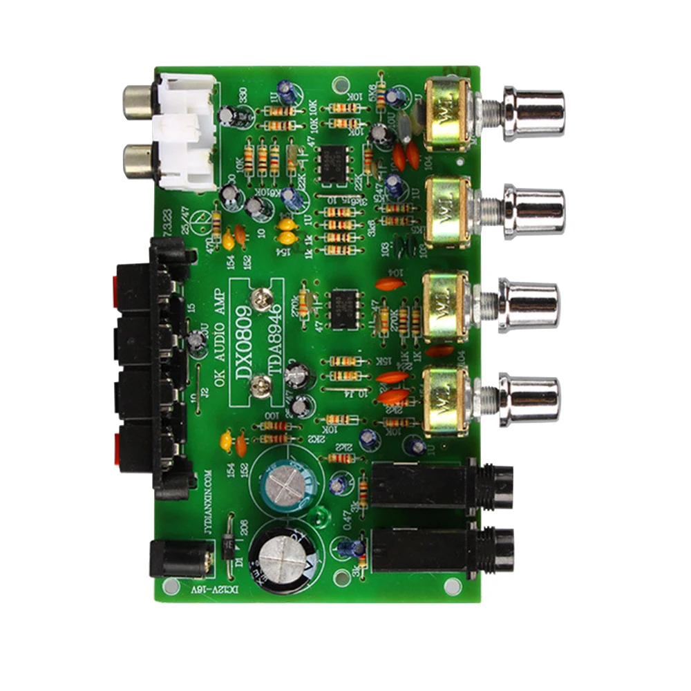 Tenghong TDA8944/8946 2 0 аудио усилитель плата 40 Вт * DC12V двухканальный мощности с